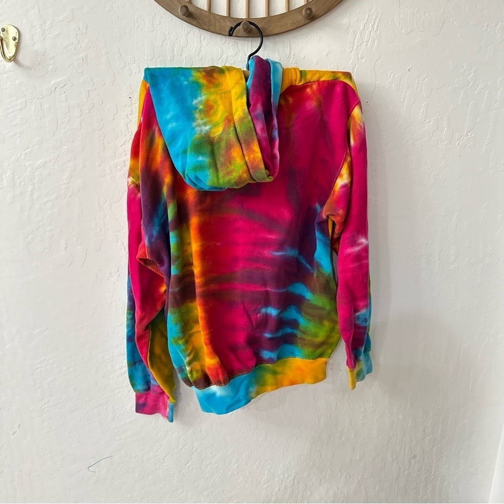 Lake Tahoe Tie Dye Pull Over Sweater YOUTH XL women’s Small - Picture 5 of 8
